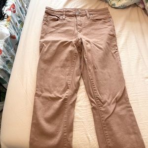Dusty pink skinny jeans